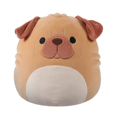 Squishmallows, Medium Plush, Morton, Brown Shar Pei, brązowy pies, maskotka, 30 cm