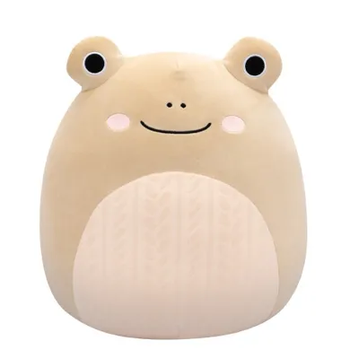 Squishmallows, Medium Plush, Tan Frog, beżowa żaba, maskotka, 30 cm