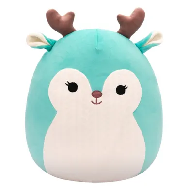 Squishmallows, Medium Plush, Teal Fawn, zielony jelonek, maskotka, 30 cm