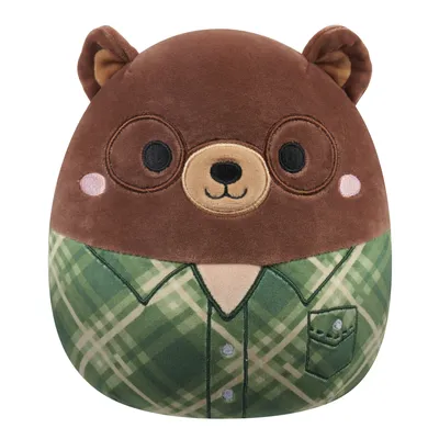 Squishmallows, Omar, brązowy miś, maskotka, 19 cm