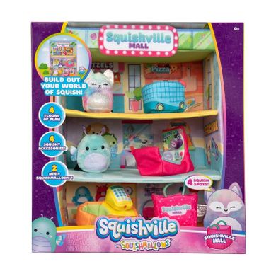 Squishville by Squishmallows, Mall, zestaw z mini maskotkami