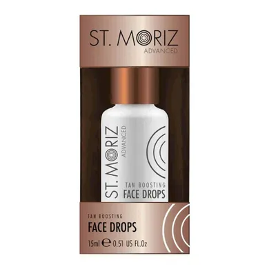 St. Moriz Advanced Pro Gradual Self Tanning Boosting Face Drops, serum samoopalające do twarzy, 15 ml