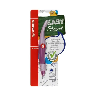 Stabilo, Easy Start, pióro dla praworęcznych z wkładami, fioletowy, 0.5 mm