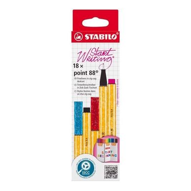 Stabilo, Point 88, zestaw cienkopisów, 18 kolorów
