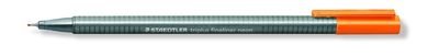 Staedtler, cienkopis trójkątny, triplus, pomarańczowy neon, 0.3 mm