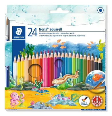 Staedtler, kredki akwarelowe Noris Club, 24 kolory