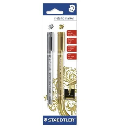 Staedtler, Marker metaliczny złoty i srebrny