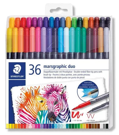 Staedtler, Marsgraphic duo, pisak dwustronny, 36 kolorów