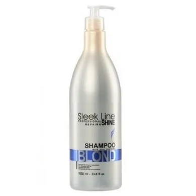 Stapiz, Sleek Line Blond Shampoo, szampon do włosów blond zapewniający platynowy odcień, 1000 ml