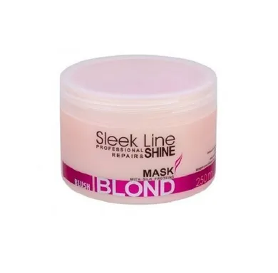 Stapiz, Sleek Line Blush Blond Mask, maska do włosów blond z jedwabiem, 250 ml