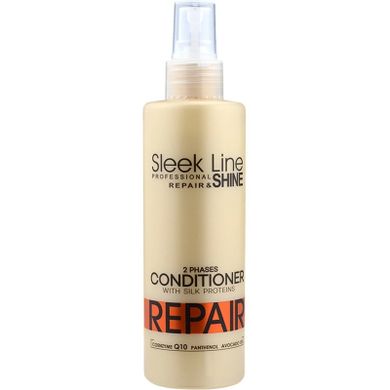 Stapiz, Sleek Line Repair 2 Phases Conditioner, dwufazowa odżywka do włosów z jedwabiem, 200 ml
