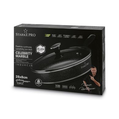 Starke, Celebrity Marble, patelnia, 28-8 cm