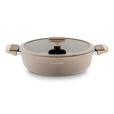 Starke Pro, light coffee, patelnia, krótki uchwyt, 28-8 cm