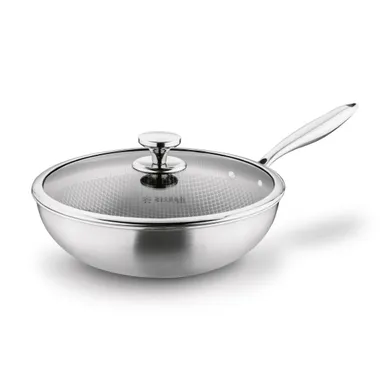 Starke Pro, Linesta Steel, wok nierdzewny, 30-9 cm