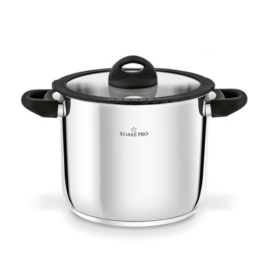 Starke Pro, Sante, garnek nierdzewny, wysoki, 22-18 cm, 6,5l