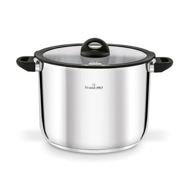 Starke Pro, Sante, garnek nierdzewny, wysoki, 28-21 cm, 12l