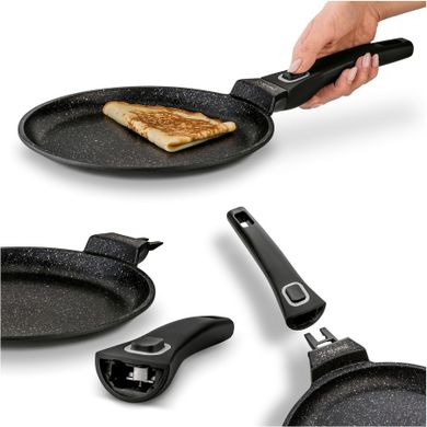 Starke, Svart Marble, patelnia do naleśników, 24 cm