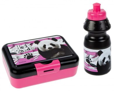 Starpak, bidon + lunchbox, panda