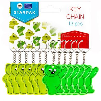 Starpak, brelok, odblaskowy miś