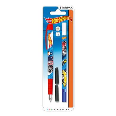 Starpak, Hot Wheels, pióro wieczne + 2 naboje + wymazywacz