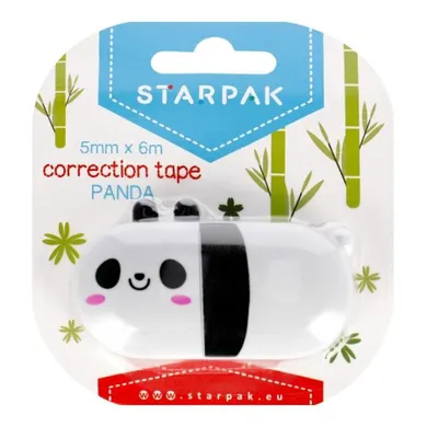 Starpak, korektor w taśmie, panda, 5mmx6m