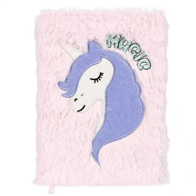 Starpak, notes pluszowy pastelowy A5, Unicorn, 1 szt.