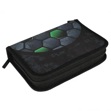 Starpak, piórnik rozkładany, dwuklapkowy, z wyposażeniem, Football