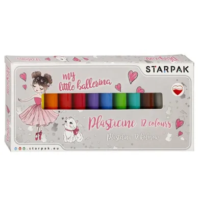 Starpak, plastelina, My Little Ballerina, 12 kolorów