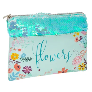 Starpak School, piórnik, flowers