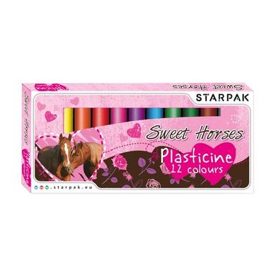 Starpak, Sweet Horses, plastelina, 12 kolorów