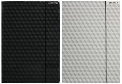 Starpak, teczka z gumką A4, cube, 1 szt.