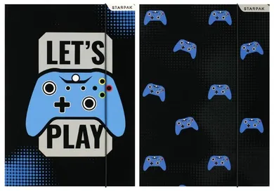 Starpak, teczka z gumką, A4, PAD, 1 szt.