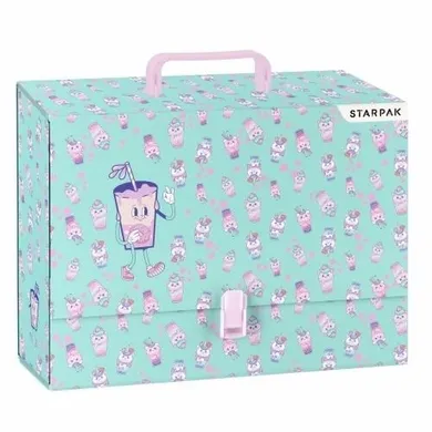 Starpak, teczka z rączką, A4, 95 mm, Bubble Tea