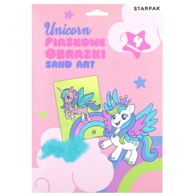 Starpak, Unicorn, piaskowe obrazki, zestaw kreatywny
