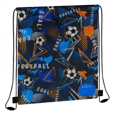 Starpak, worek sportowy, Football blue