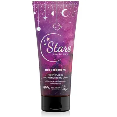 Stars from The Stars, Moonbeam, regenerująca nocna maska do ciała, 200 ml