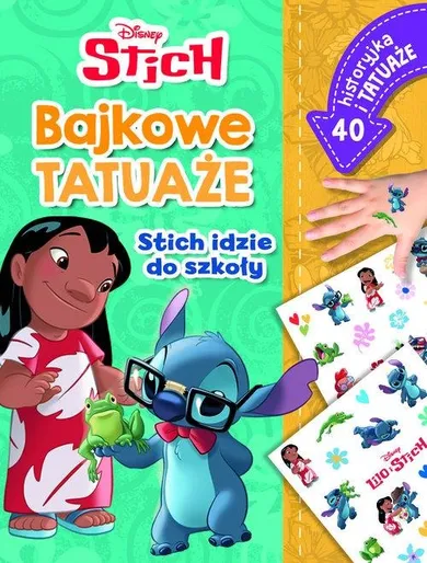 Stich idzie do szkoły. Bajkowe tatuaże