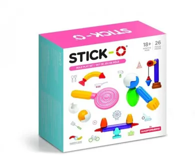 Stick-O, klocki magnetyczne, 26 elementów