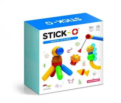 Stick-O, zestaw wędkarski, klocki magnetyczne, 26 elementów