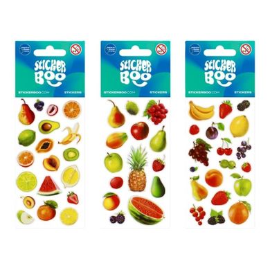 Sticker Boo, naklejki, owoce