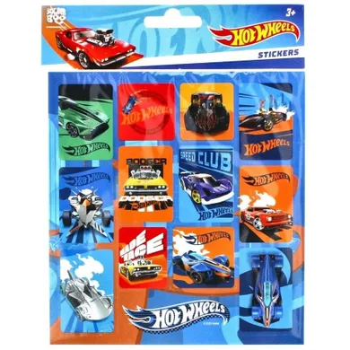 StickerBoo, Hot Wheels, zestaw 12 naklejek