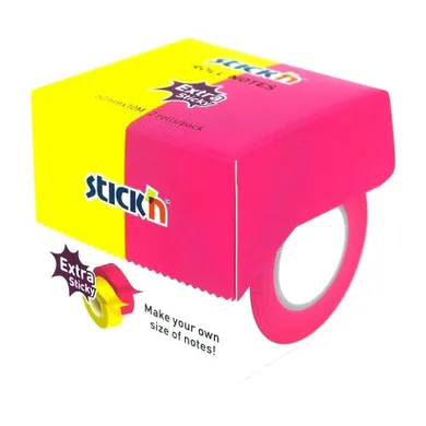 Stick’n, notes samoprzylepny, żółto-różowy neon, 2-25mmx10m
