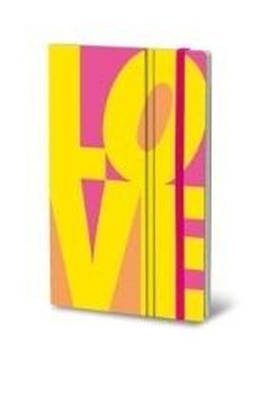Stifflex, notatnik, 210-130 cm, 192 kartki, Fluo Love Yellow