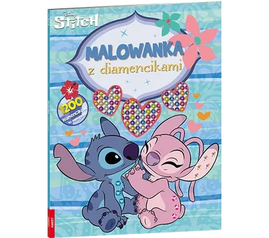 Stitch. Malowanka z diamencikami