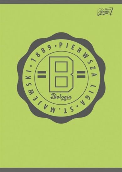 St.Majewski, College, zeszyt ze ściągą, A5, 60 kartek, kratka, laminowany, biologia, 1 szt.