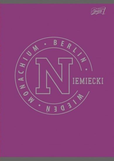 St.Majewski, College, zeszyt ze ściągą, A5, 60 kartek, kratka, laminowany, język niemiecki, 1 szt.