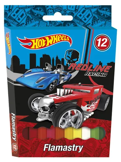 St.Majewski, Hot Wheels, flamastry, 12 kolorów