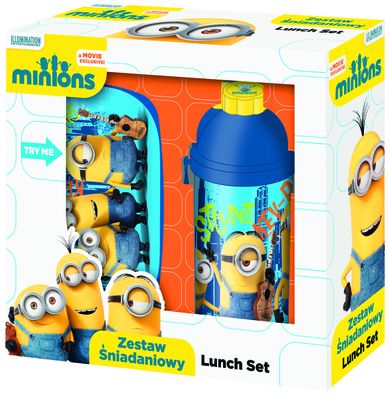 St.Majewski, Minionki, lunchbox + bidon