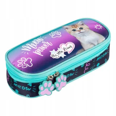 St.Majewski, My Little Friend, piórnik owalny, Kitty Party