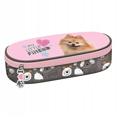 St.Majewski, My Little Friend, piórnik owalny, Sweet Pomeranian